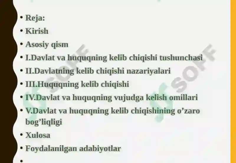 Davlatvahuquqningkelibchiqishi 2