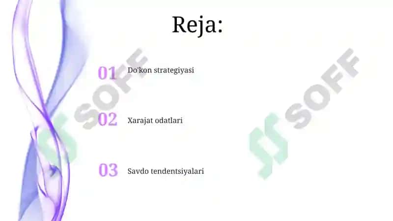 Savdo tendentsiyalari 2