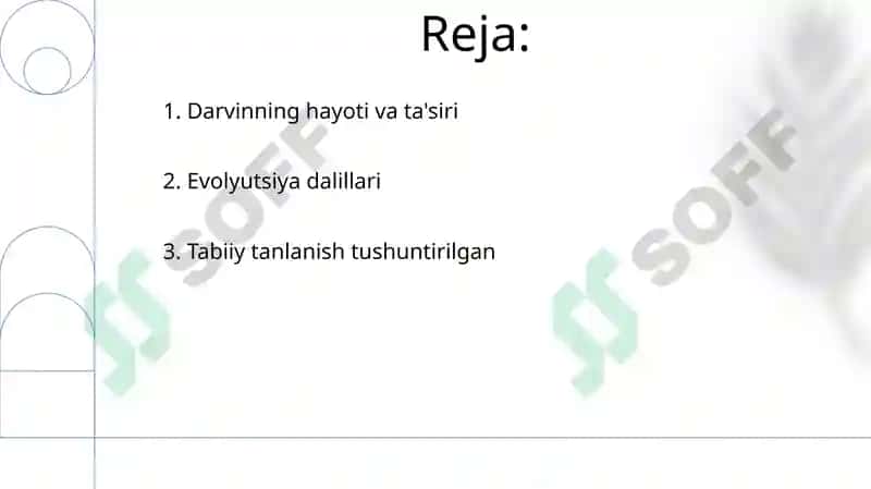 Tabiiy tanlanish tushuntirilgan 2