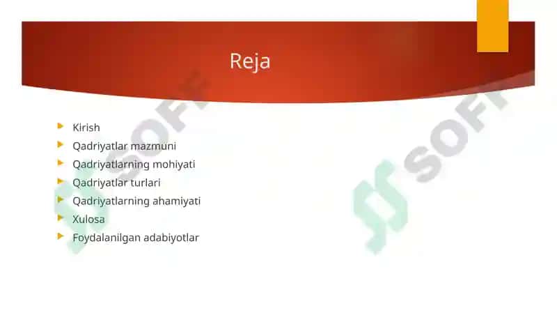 Qadriyatlar tushunchasini mazmuni va mohiyati 2