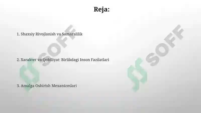 Harakter va qobiliyat 2