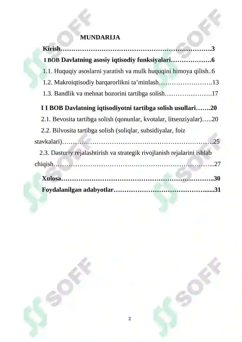 Davlatning iqtisodiy roli 2