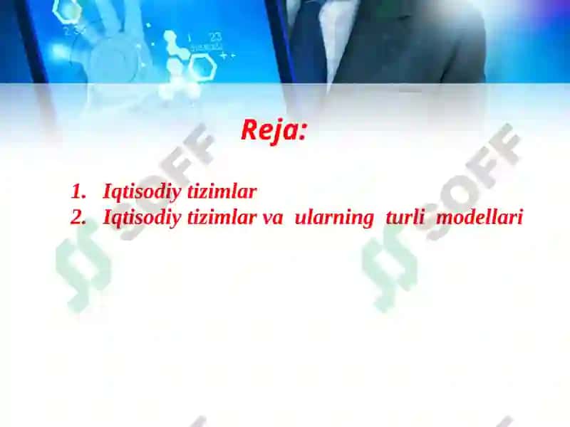 Iqtisodiy tizimlar va ularning modellari 2