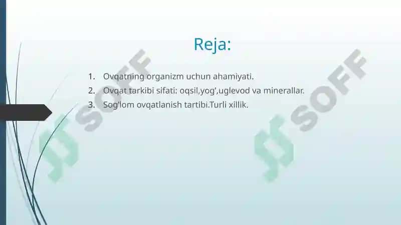 Sog’lom ovqatlanish mezonlari 2