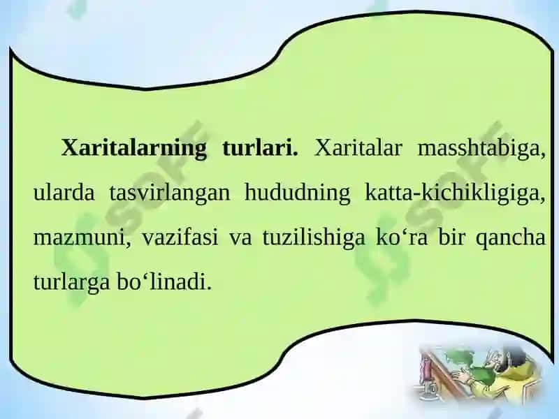 Xarita sxemalardan foydalanish metodikasi 2
