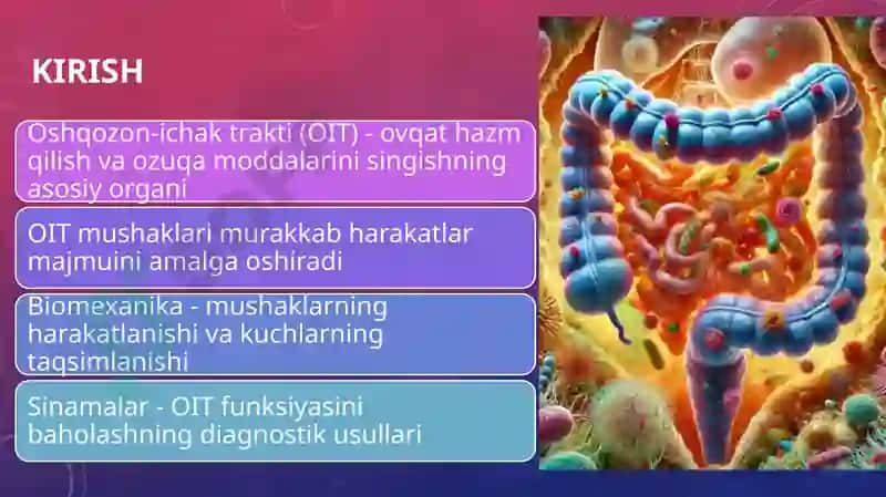 Oshqozon-ichak sinamalari va ularning klinikada qo'llanilishi 2