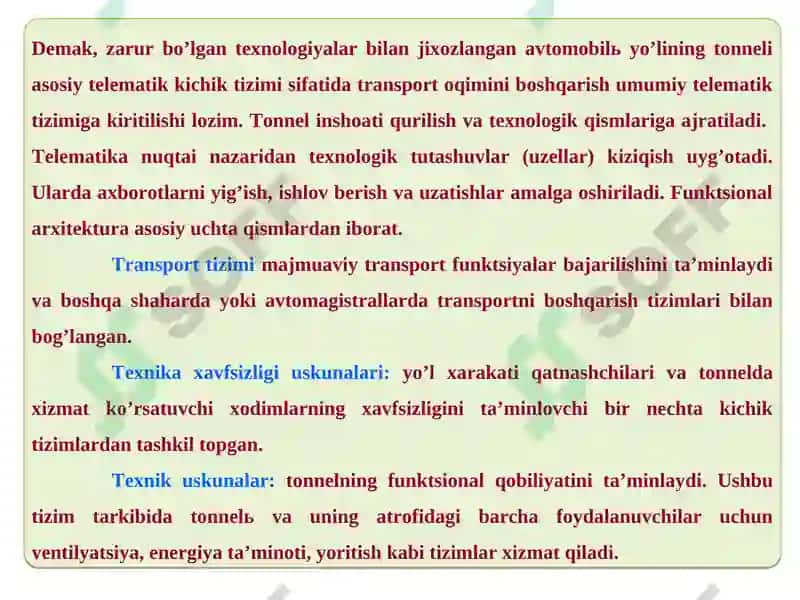 Yo’l tonnellari 2