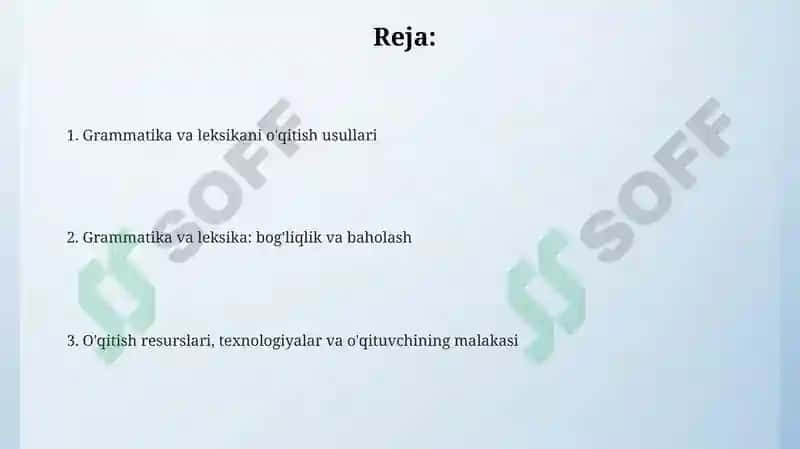 Grammatika va Leksika 2