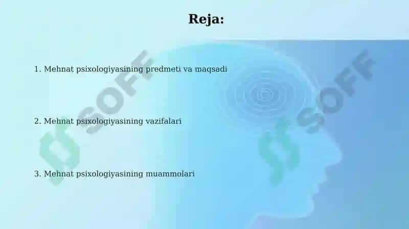 Mehnat psixologiyasi 2