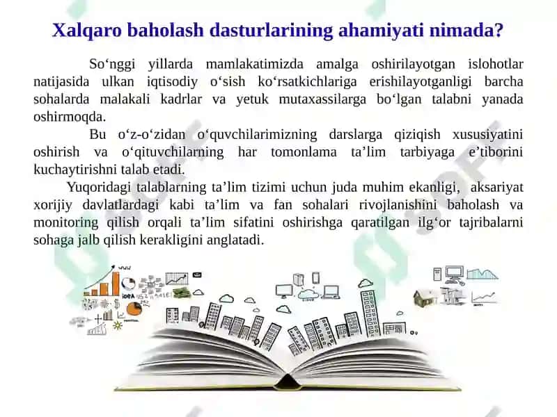 Xalqaro PISA baholash dasturidan foydalanish 2