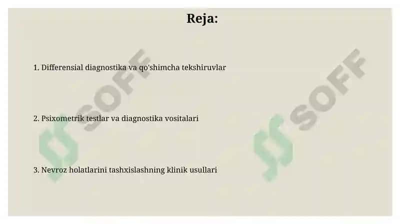 Nevrotik xolatlarni diagnostika metodikasi 2