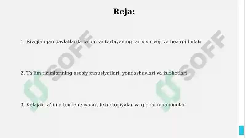 Ta’lim va tarbiya taraqqiyoti 2