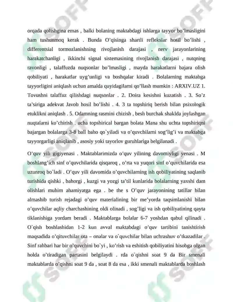 Ta’lim tarbiya ishlari gigiyenasi 2