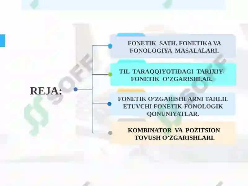 FONETIK–FONOLOGIK VA LEKSIK SATH 2