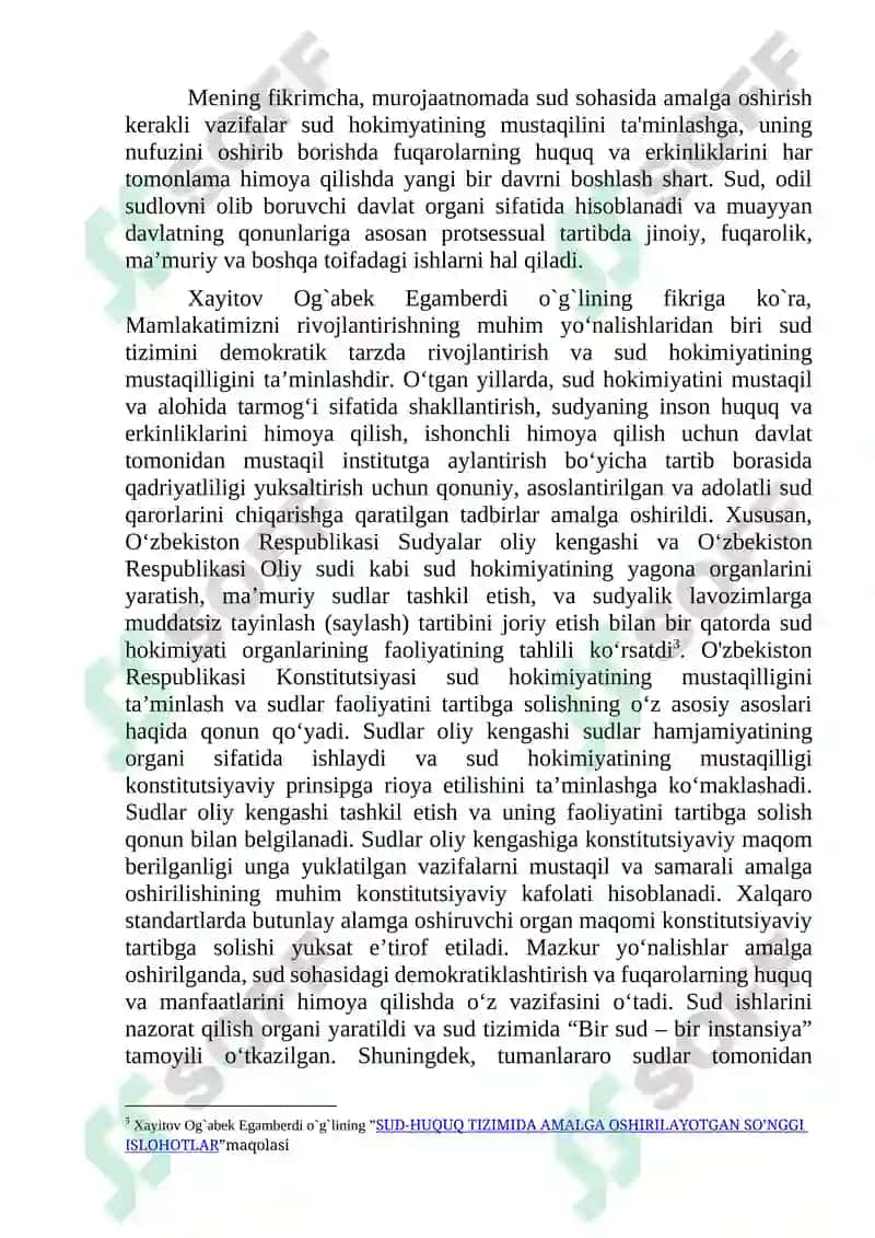 O`zbekiston Respublikasida Sud hokimiyati 2
