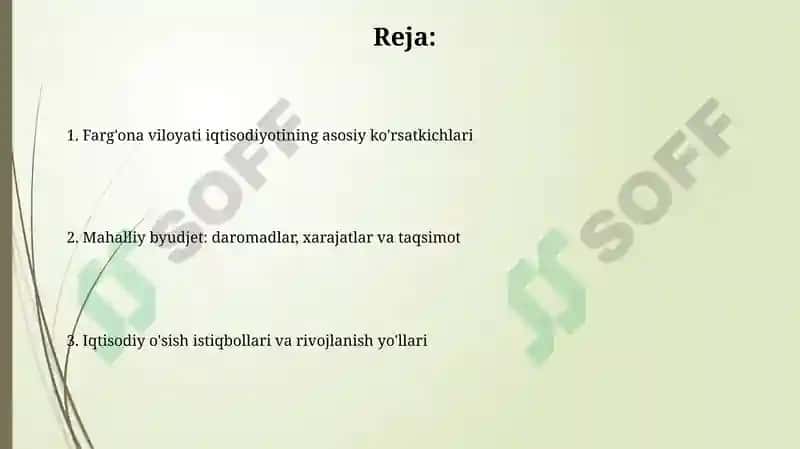 Fergana viloyati Yalpi Ichki Mahsuloti (YaIM) 2