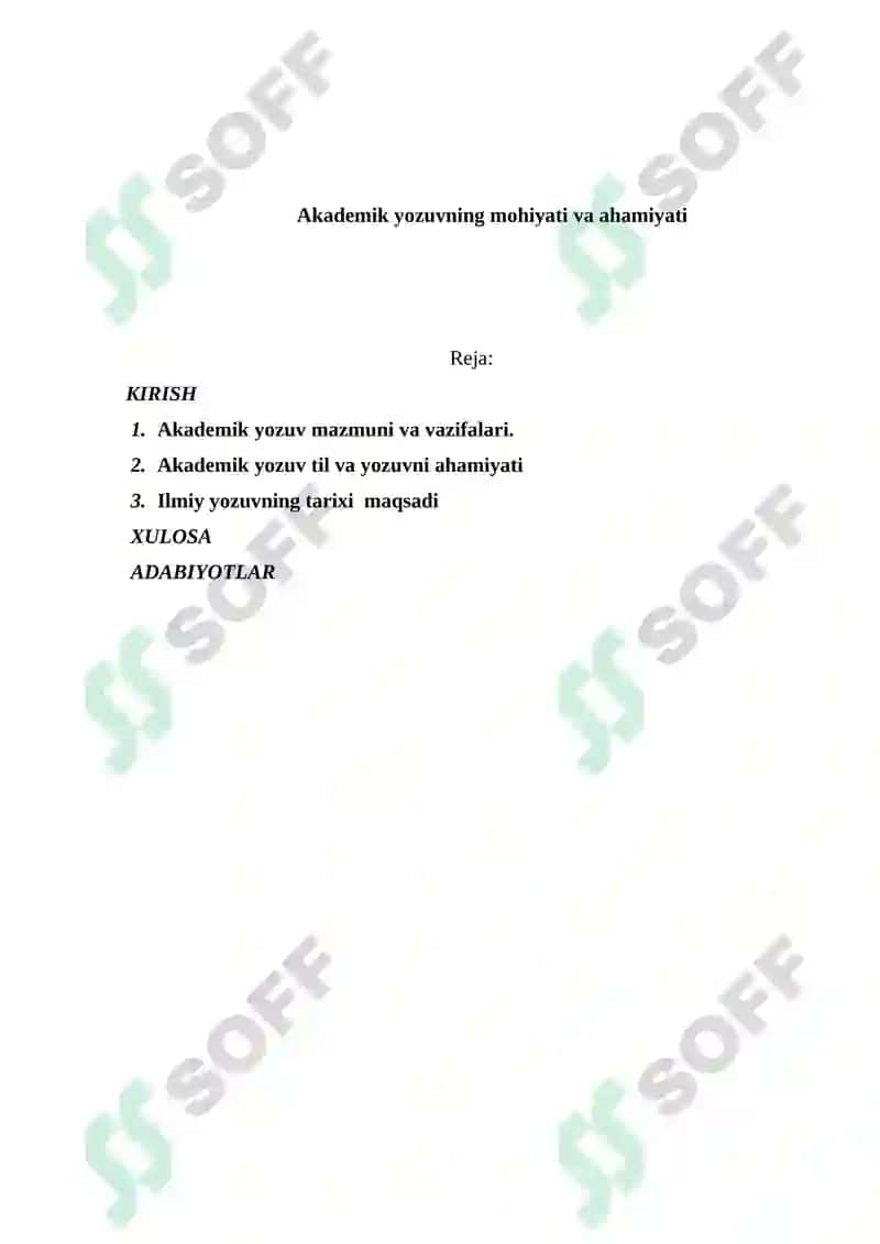 Akademik Yozuvning Mohiyati va Ahamiyati 2