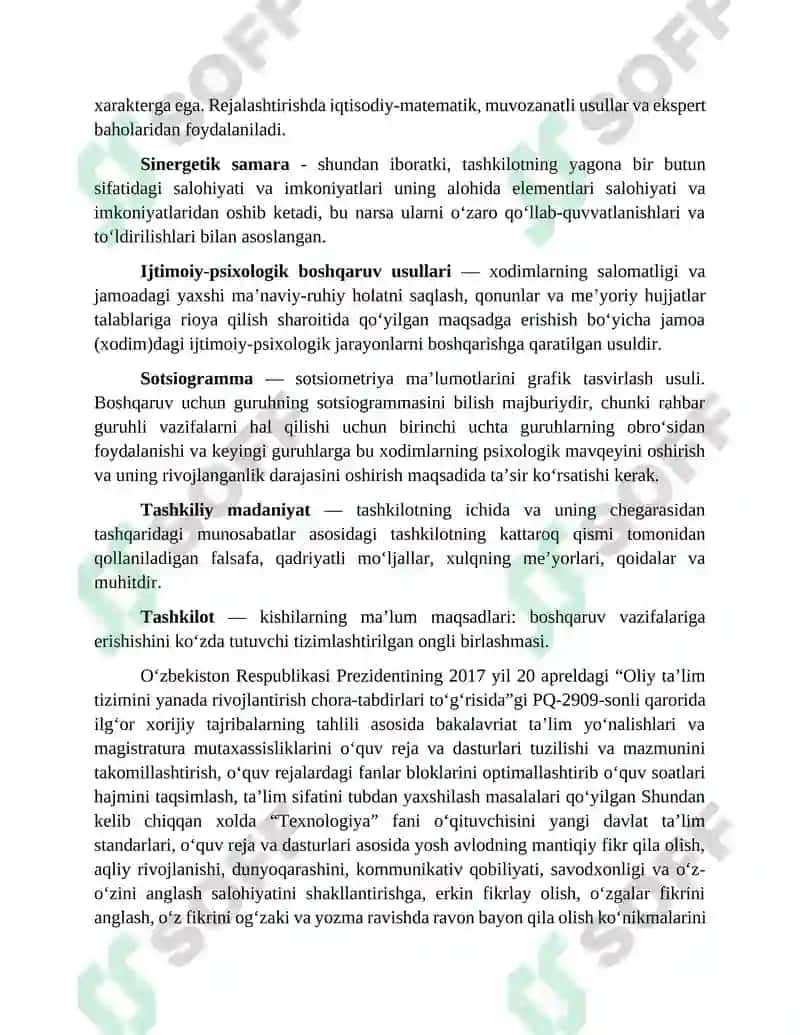 Oʻquv reja asosida tarfikastsiya jadvalini shakillantirishga innovatsiyon yondashuv. 2
