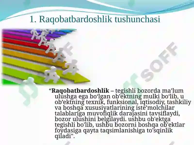 Raqobatbardoshlik tushunchasi 2