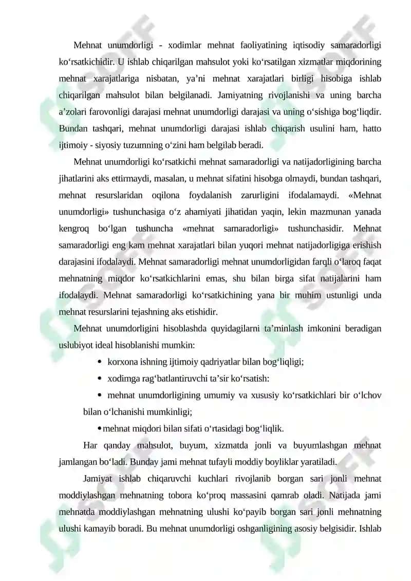 Mehnat unumdorligi 2