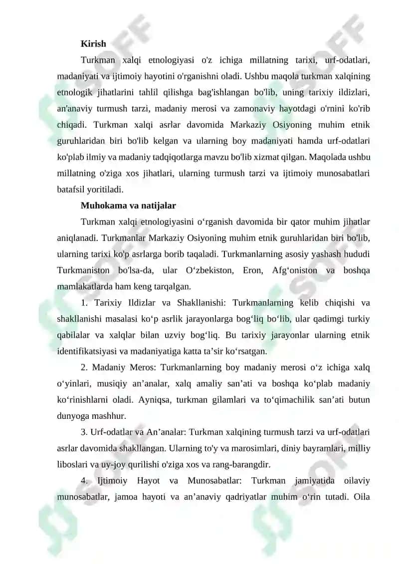 TURKMAN XALQI ETNALOGIYASI 2