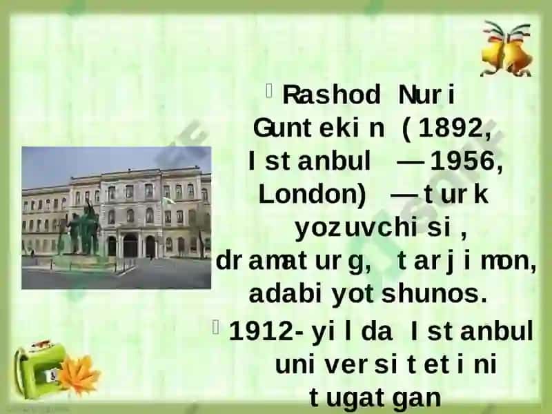 Rashod Nuri Guntekin 2
