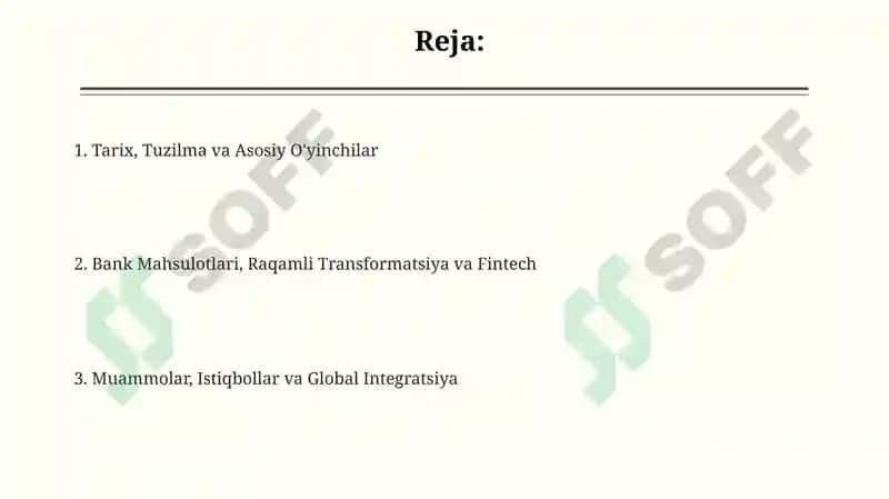 Janubiy Koreyada bank ishi tarixi va rivojlanishi 2