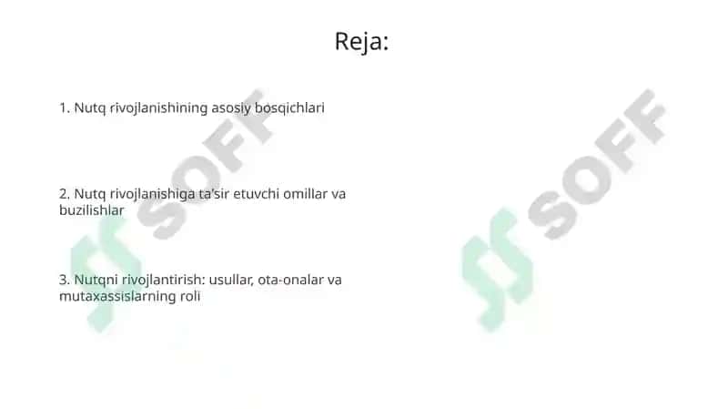 Ilkyosh dagi bolalar nutqining rivojlanishi 2