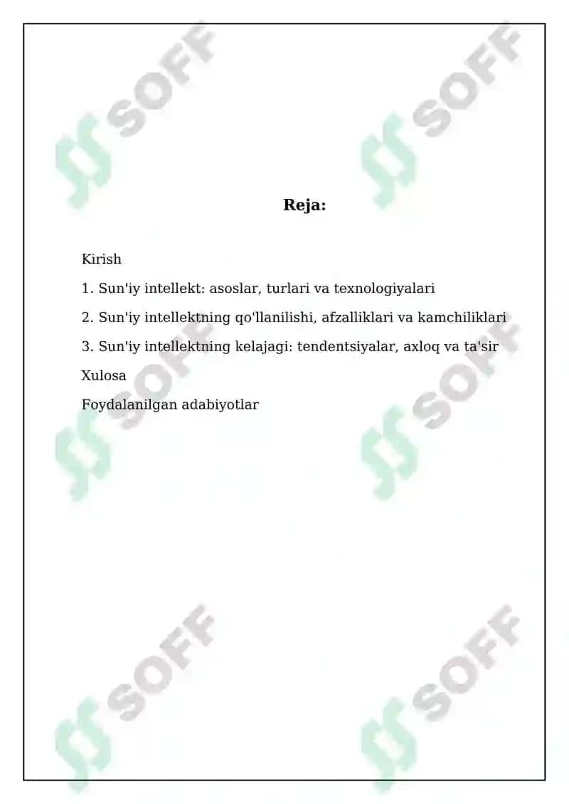Sun'iy intellekt 2