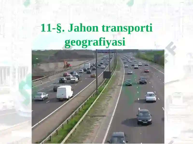 Jahon transporti geografiyasi 2