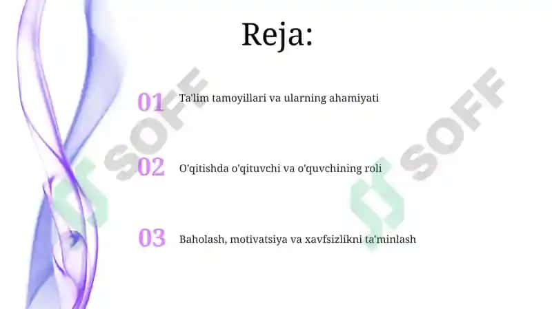 Ta'lim tamoyillari va ularning ahamiyati 2