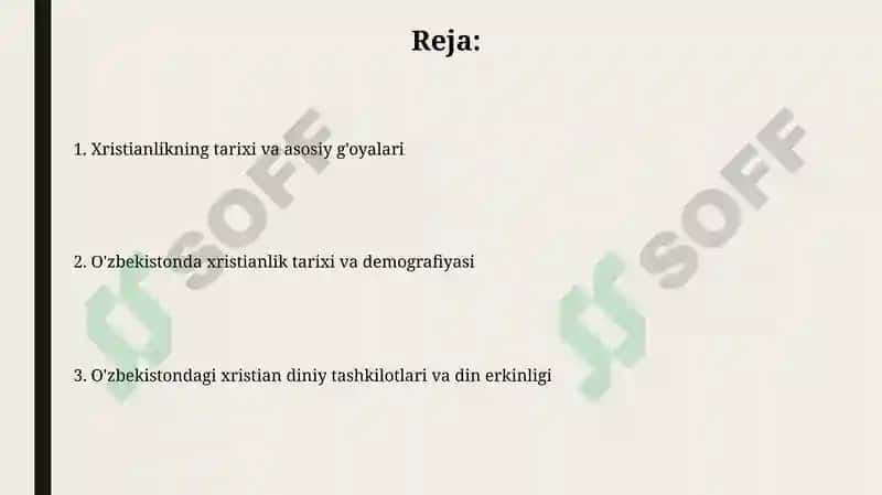 Xristian dini tarixi va asosiy g‘oyalari 2