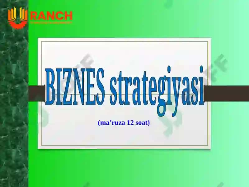 Biznes Strategiyasi 2