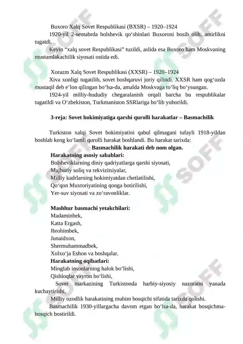 Turkiston O‘lkasida Sovet Hokimiyati 2