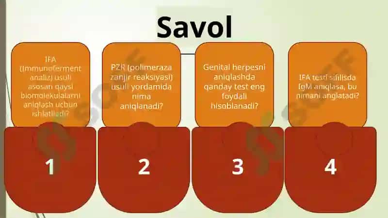 IFA va PZR diagnostik usullari 2