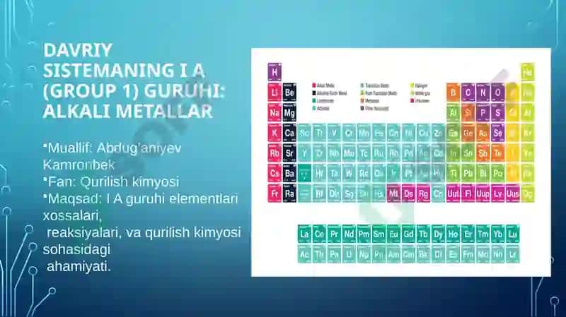DavriysistemaningI Aguruhelementlari 2