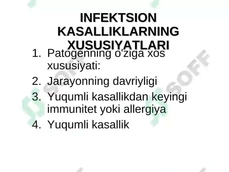 INFEKTSIONTABIATGA EGA KASALLIKLARNI RATSIONAL DAVOLASH 2