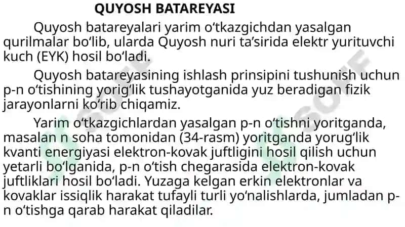 Quyosh Batareyasi 2