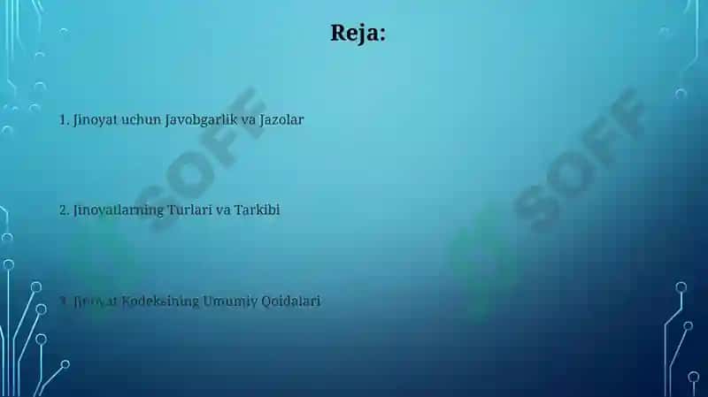Jinoyat Kodeksining Umumiy Qoidalari 2