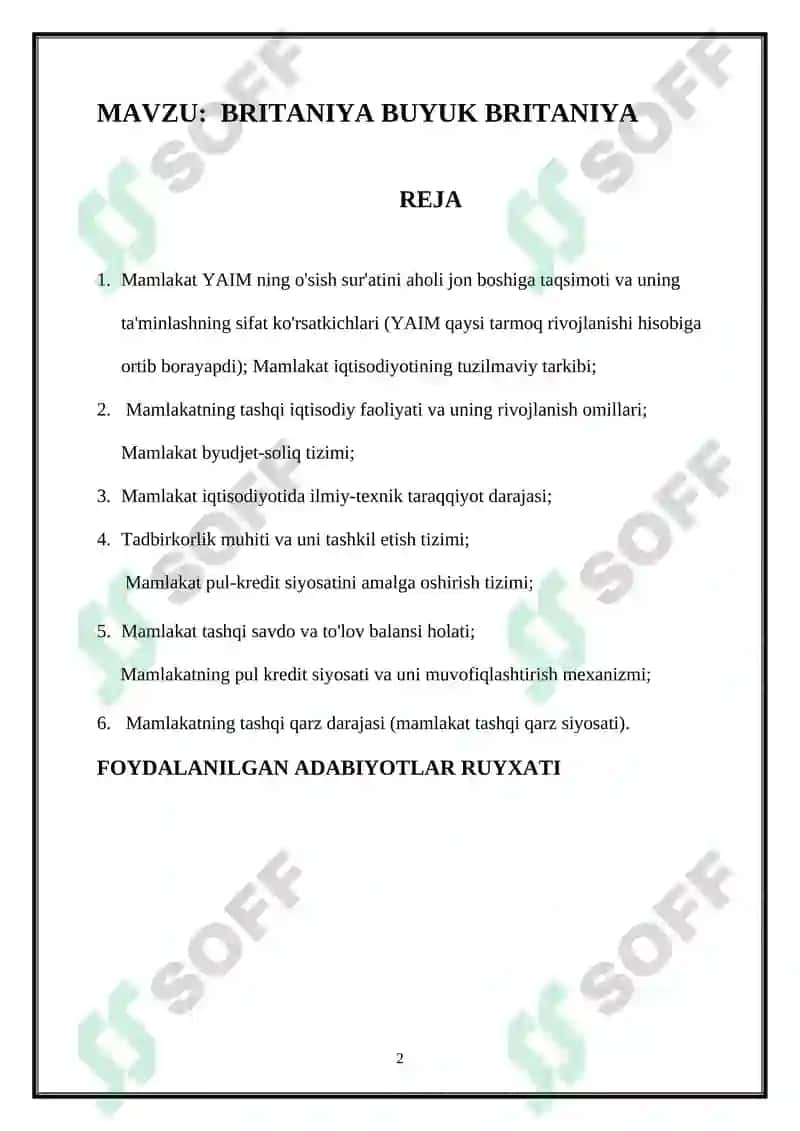 BRITANIYA BUYUK BRITANIYA 2