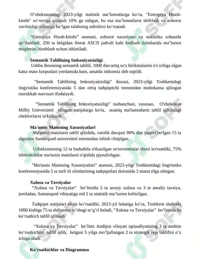 Tasodifiy Belgilarning Tahlili 2