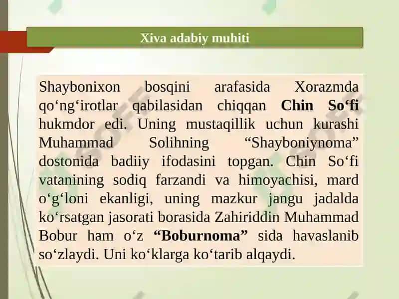 XIVA ADABIY MUHITI 2