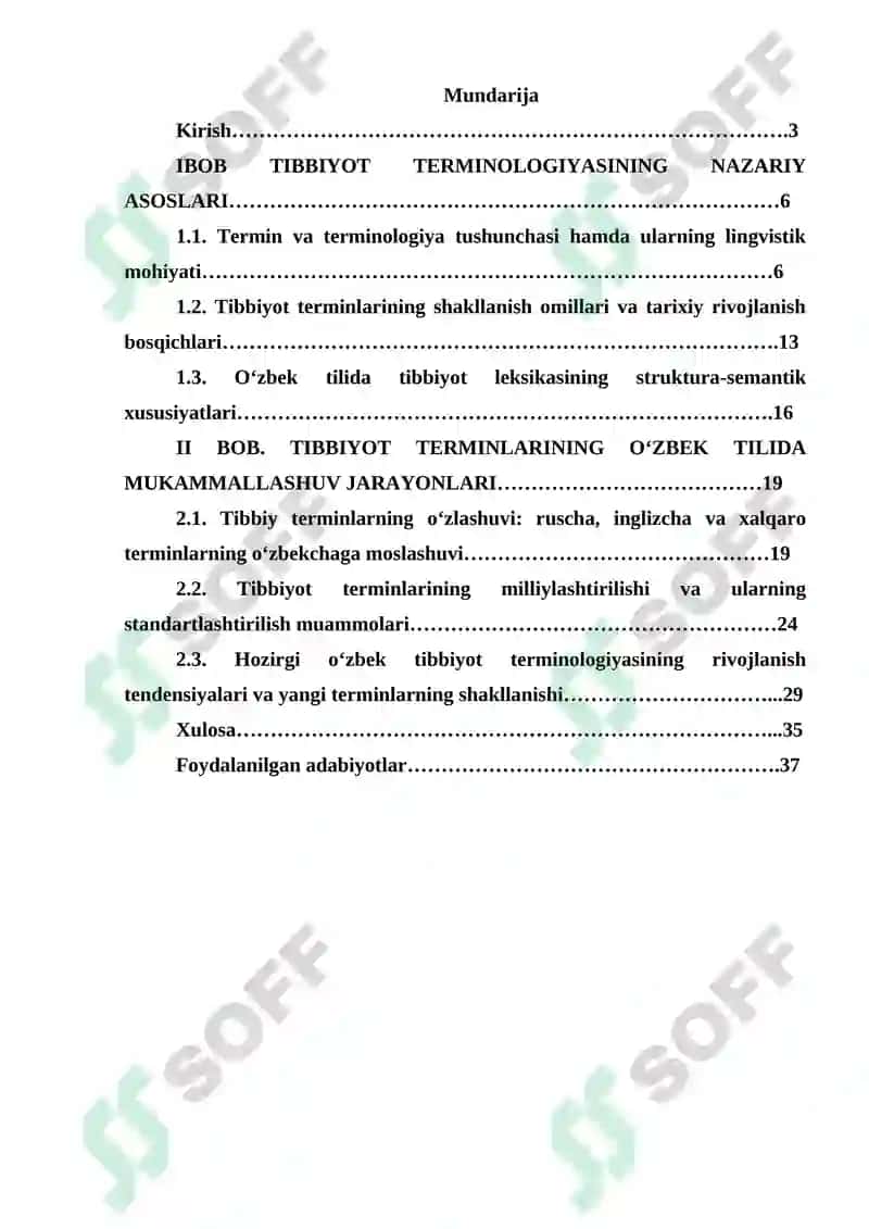 Tibbiyot terminlarining o‘zbek tilidagi mukammalashuv jarayonlari 2