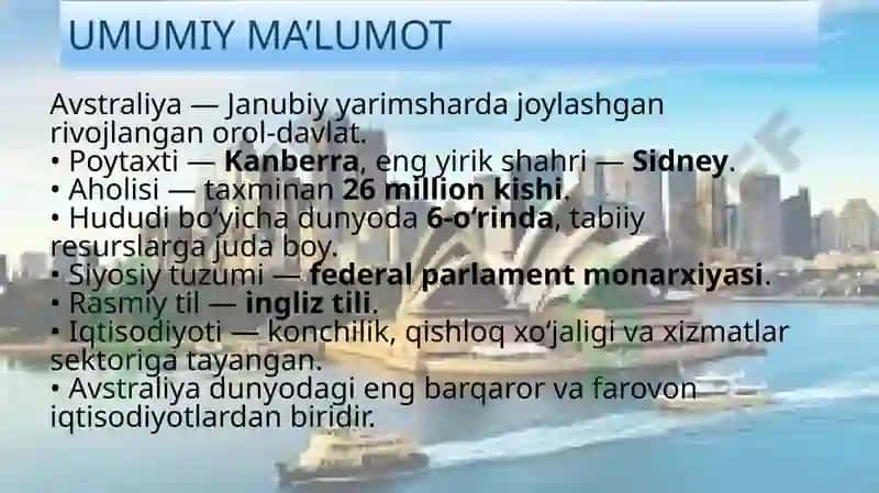 Avstraliya Iqtisodiyoti 2