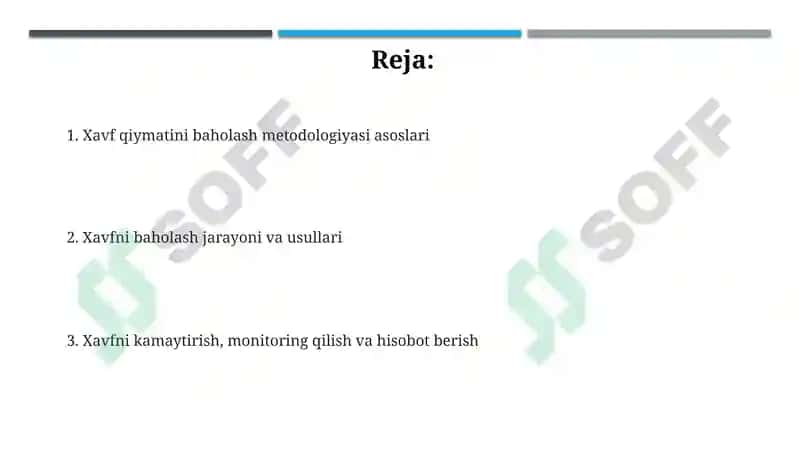 Risk qiymati metodologiyasi 2
