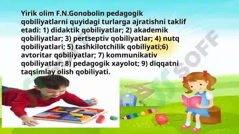 Pedagogik qobiliyatlar 2