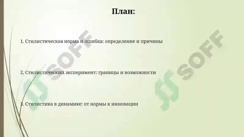 Стилистическая норма и ошибка 2