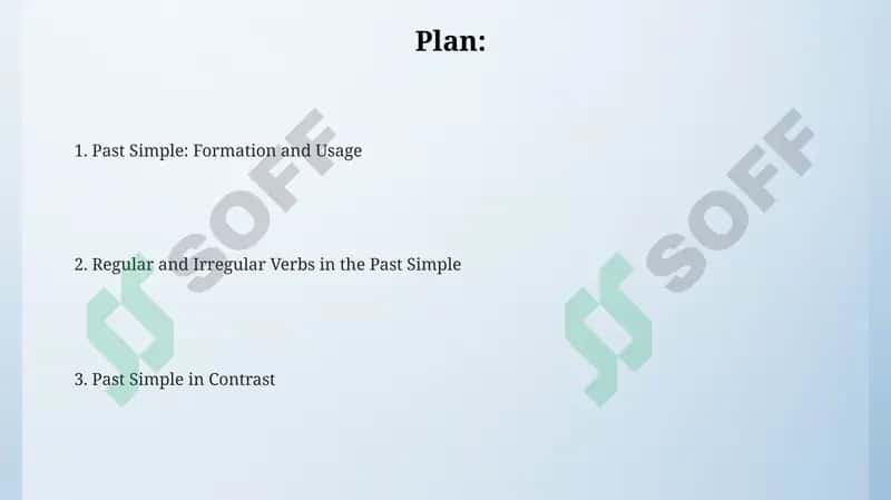 Past simple 2