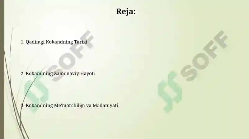 Qadimgi Kokandning Tarixi 2