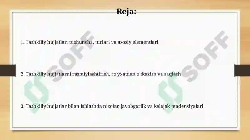 Tashkiliy hujjatlar 2
